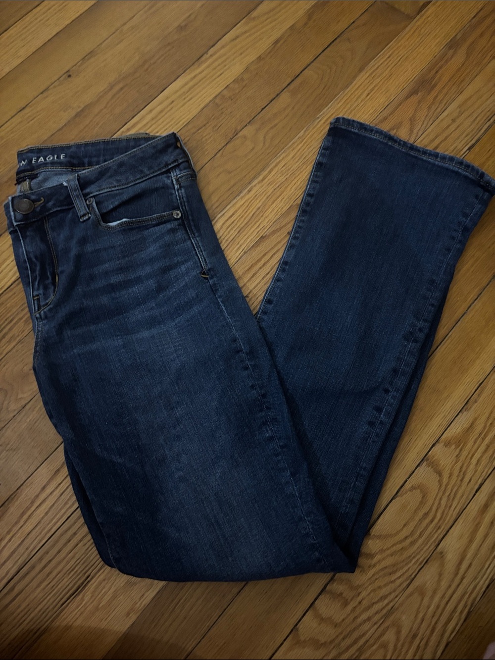 American Eagle Outfitters Dark Blue Bootcut Jeans